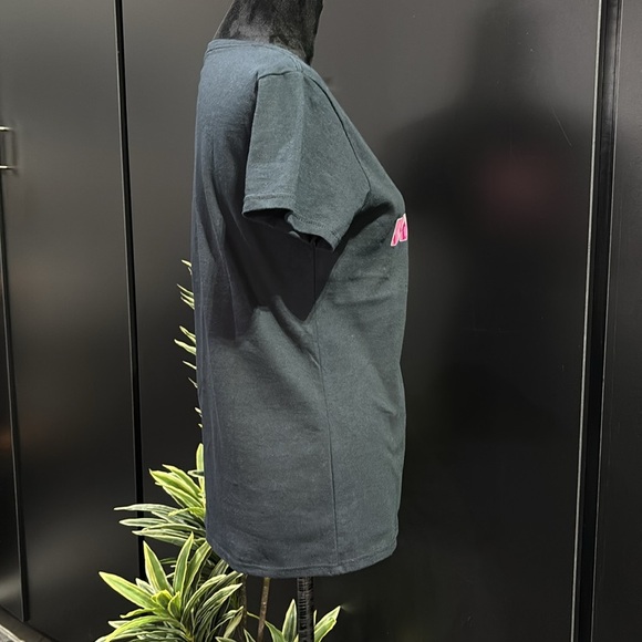 UpWest Henley Rib Knit,Snap Front,horizontal stripe,drop tail,fitted long sleeve - Picture 5 of 7